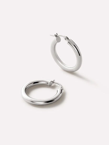10K Solid White Gold