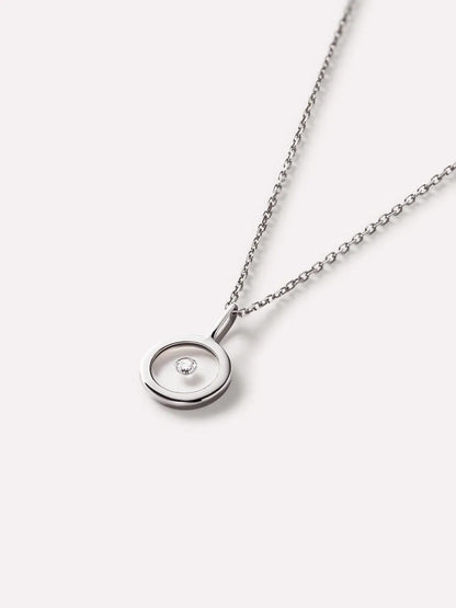10K Solid White Gold