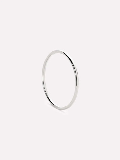 10K Solid White Gold