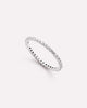 10K Solid White Gold