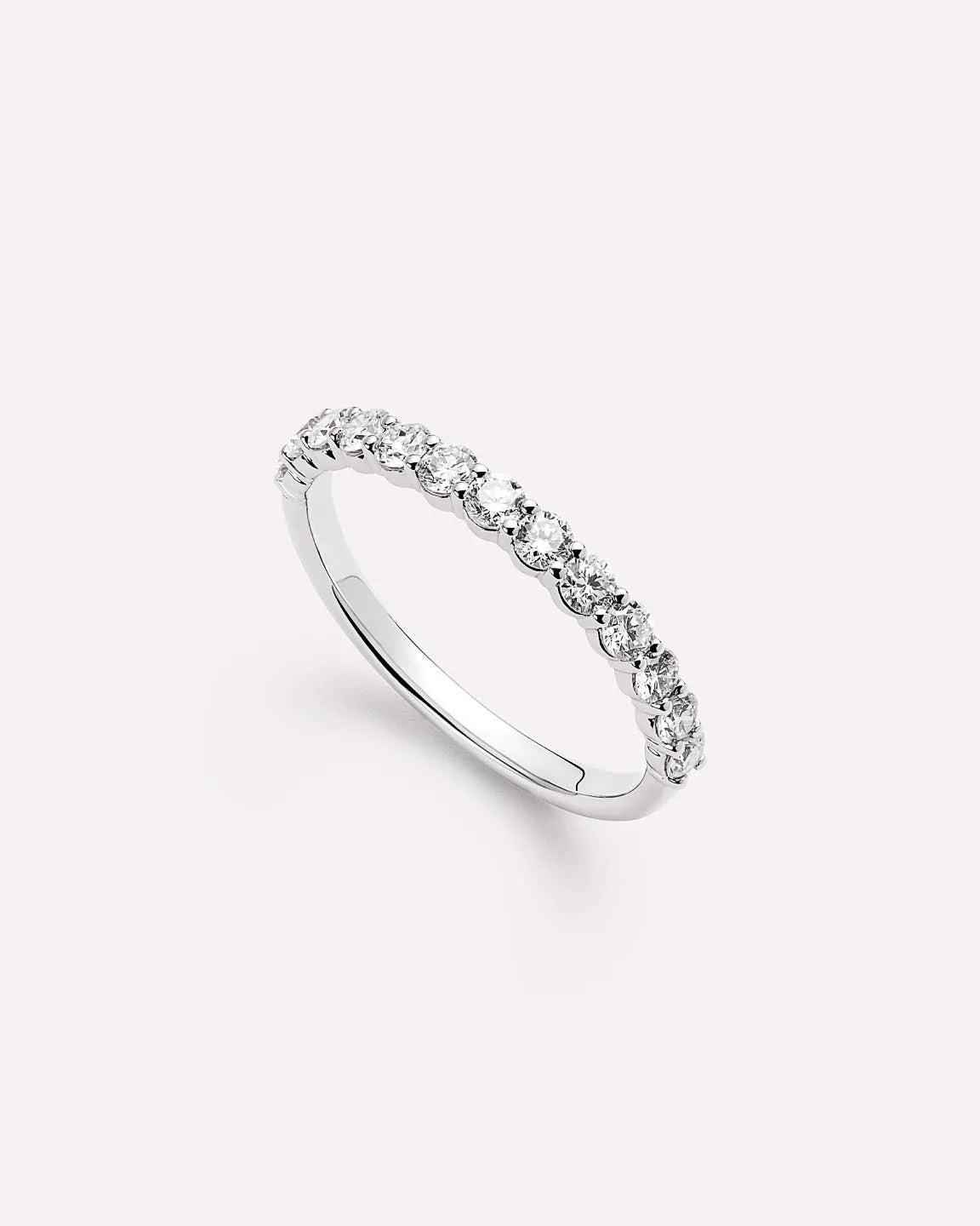 10K Solid White Gold