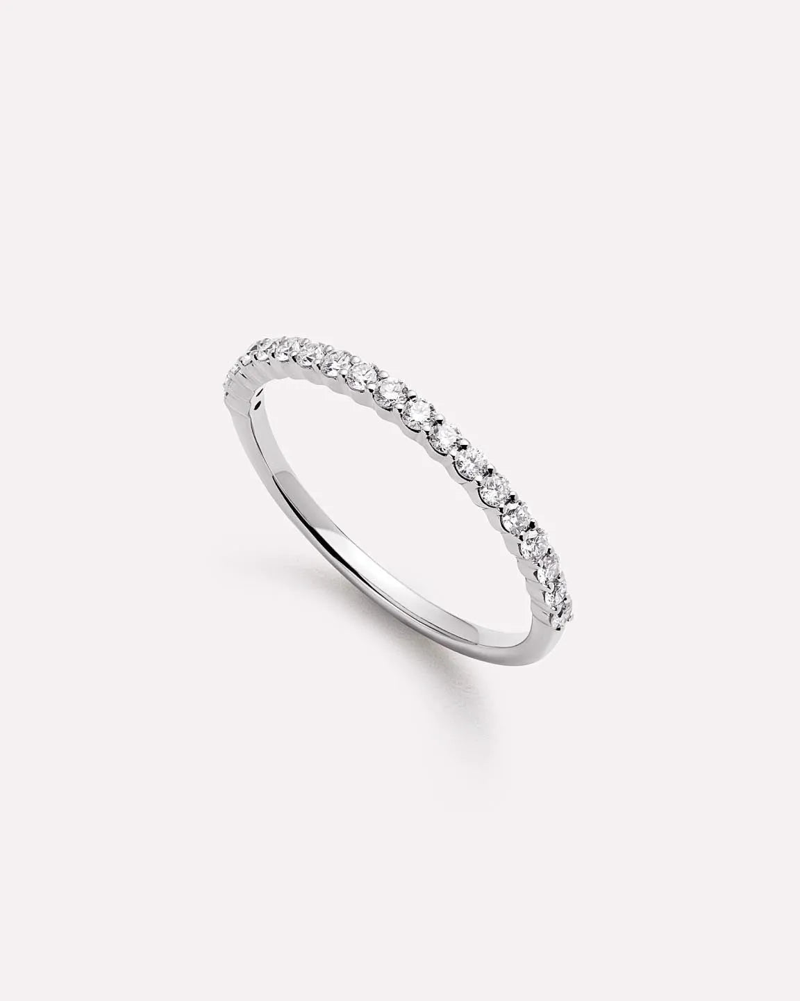 10K Solid White Gold