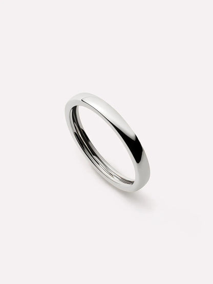 10K Solid White Gold
